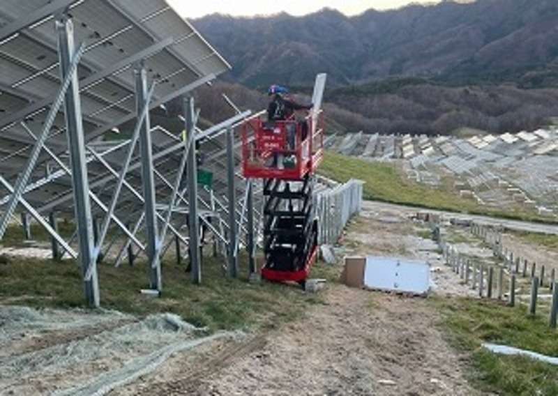 岩手県 12MW太陽光発電所建設工事が完工しました【2021-12-25】